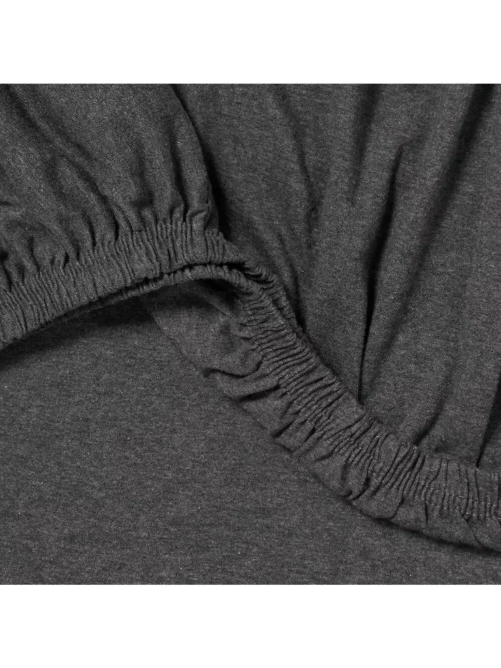 Threshold Cotton Jersey Heather Charcoal King Size 4 Piece Sheet Set NWOT